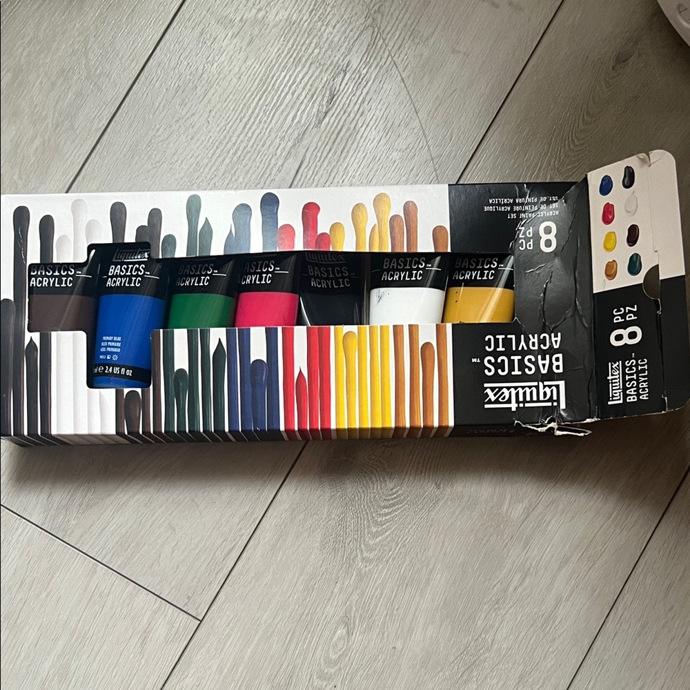Basics Acrylic Paint Set - 8 Colors